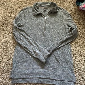 Aerie medium pullover half zip Grey